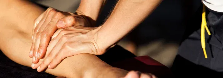 Sports massage supporting injury rehabilitation
